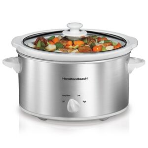 Hamilton Beach~Slow Cooker~Silver~NIB
